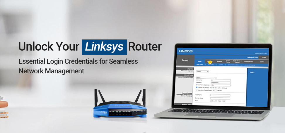 linksys router login username and password